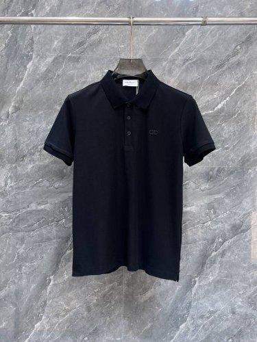 新品上市 菲拉格慕 Ss夏季新款字母Logo男士翻领Polo衫！经典商务男款，高端男装的天花板级别的商务男款！简约时尚大气不失优雅，单穿内搭体面过人，品质控 细