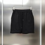 蒙口 Moncler 2025春夏新款短裤五分裤！ 定制专属400克重毛圈布纯棉面料 立体绣刺绣Logo工艺设计 颜色：黑色 尺码：S-2Xl