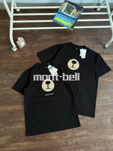 mont-Bell 蒙特贝尔美山山系美学T恤 Wickron专利凉感纤维 三维排汗通道构建微气候 抗撕裂工艺 紫外线阻隔 0.94S速干率实验室认证 几何解构