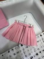 miumi* 25Ss新款收褶半裙 字母小标签装饰 抽绳束腰设计 高品质 三色三码 Sml