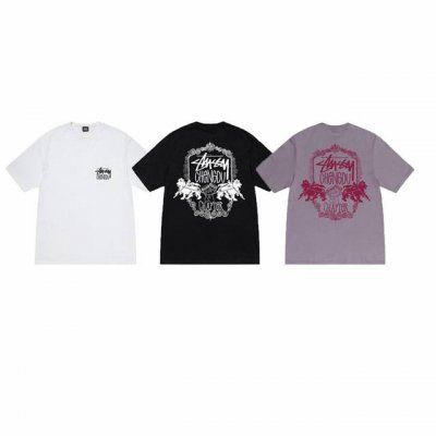 款号Xb2065# Stussy斯图西 Ss25 成都开业限定短袖T恤男女同款 230克纯棉圆筒布版型 两侧面不带缝线 正确版本与正品相同。区别市场通货。 颜色