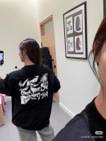 模特110 2025新款Arc'teryx 始祖鸟 系列Kragg Cotton Bird Tile 百分百棉T恤背后拼图 男女同款短袖T恤。 260纯棉双纱克