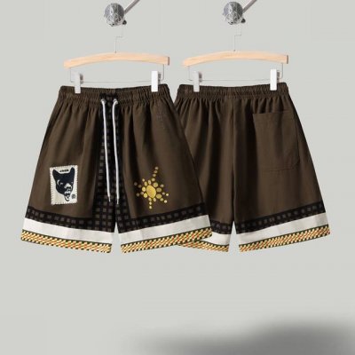 款号：Ts22 顶级品质 Travis Scott Cactus Jack Wolf Short 太阳刺绣印花 狼族贴布工装短裤 原版开模 工艺讲究 印花清晰