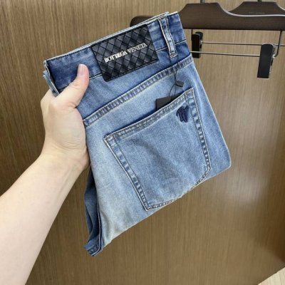 新款 Bv 高端定制、25Ss春夏最新款牛仔裤 柜台同步发售 进口固色面料 原版定制复刻 客供五金辅料 原单品质 重工洗水 做工走线精细 上身绝佳！优选单品 F