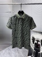 芬迪 Fendi 2025Ss夏季新款 翻领短袖T恤 polo衫，高端版本！专柜定制面料 透气舒适度高，细节无可挑剔，品牌元素设计理念，体现高品质。手感细腻柔软