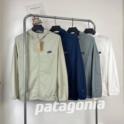 供 Patagonia 巴塔哥尼亚夏季款户外情侣防晒皮肤衣！！ 防晒指数50+认证款！特定弹力锦纶面料夏季最新款D特防晒衣！手感柔软细腻！男女同款可配情侣装！最