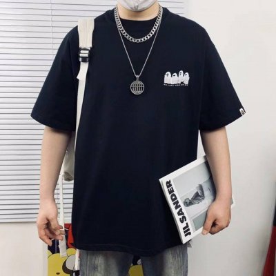 模特细节图# bape Summer Camp猿人头百变字母重工艺印花圆领短袖 高版本 猿人形象 增添潮流 让你成为最靓仔 官网发售款 超级推荐 超人气单品 2