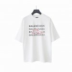 实拍细节图+尺码表 Balsenciaga巴黎世家硅胶字母球鞋短袖T恤 最高版本！定制面料290克100%双纱棉！字母硅胶彩色立体球鞋烫画工艺设计！ 辅料：开模