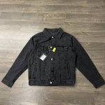 250 louis Vuitton Lv 路易威登 最新满印老花水网提花暗纹压花情侣水洗牛仔外套夹克-顶级原单版本 color：水洗黑 size：M L Xl