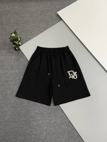 高版本] Dior迪奥25Ss复古斑斓前幅彩色字母小蜜蜂刺绣 Logo 后开袋重工艺 短裤休闲五分裤 实打实重磅400克毛圈面料 不缩水不变形质感拉满 采用进口
