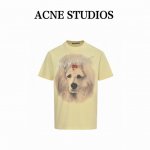 acne Studios 狗狗印花短袖 今年夏天的大爆款修勾短袖 真的是谁穿谁好看系列 面料采用尼泊尔进口32支260G双纱精梳全棉 定织定染面料 达成原版一致