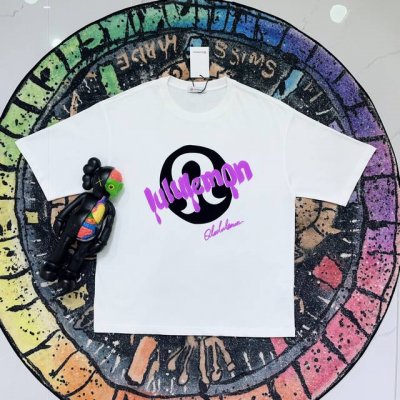 高版本 Lululemo 春夏新款短袖T-Shirt 欧洲数码直喷技术 260克高克重棉感面料 挺括有型 图案清晰如手绘 无性别穿搭 情侣闺蜜可同款演绎 单穿慵