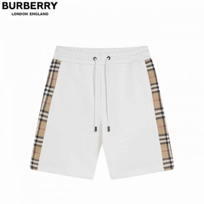 burberry 巴宝莉 24Fw经典侧边串标短裤 五分裤、高品质牛肚面料、特别手感、超级质感 舒适柔软透气 休闲宽松版型 潮流男女同款 短裤 颜色：黑色 白色