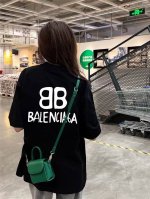 Balenciaga巴黎世家Bb涂鸦短袖半袖T恤 采用230G双纱100%精梳纯棉面料 螺纹定织定染无色差！采用过肩拉条工艺，百洗不变形！ -采用高端印花，百洗