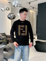 P250 Fendi芬迪 秋冬新款 圆领羊毛衫 男女通穿情侣秋冬必备款 F家超重工炸街款来啦来啦 所见即所得 大幅超高密度3D立体刺绣 视觉冲击效果震撼 高定五