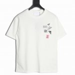prada 普拉达 25Ss 多标印花短袖T恤 采用进口田岛绣花机制作 辅料均开磨定制 正确配置 黑色2025普拉达正品包装 克定制定染爽滑珠地 版型大 宽松有