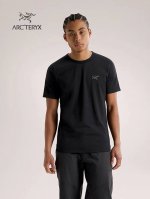 Arc'teryx 始祖鸟 柜子新款男女同款纯棉刺绣Logo短袖T恤 夏季新款，专柜同步在售！面料柔软细腻光滑有质感有，舒适性很好、手感极好，重点是很亲肤，非常