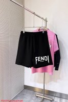 p270 F408 Fdfendi 2025夏季新款男士休闲短裤，高级定制面料透气面料 透气弹力舒适度极高，细节无可挑剔，顶级辅料配备，原版Logo设计理念，手