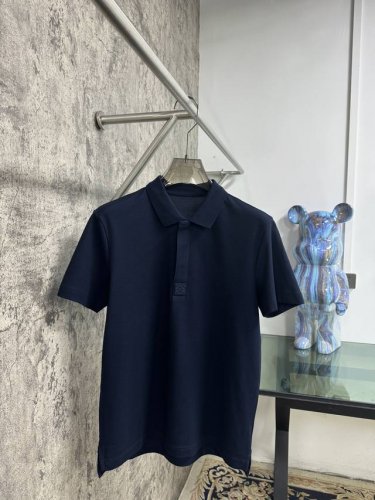 上新 25Ss L家早春新款起脚色织Polo 原版定制 进口纱线色染 经典百搭 码数48-56Jb16