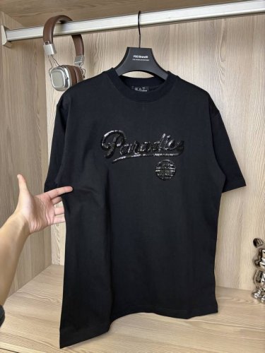 款号 Dc 102# emporio Armani阿玛尼立体亮片绣字母短袖T恤 280克纯棉双砂面料 所有面料均已提前做过缩水 品质第一 所见即所得 不会洗一次