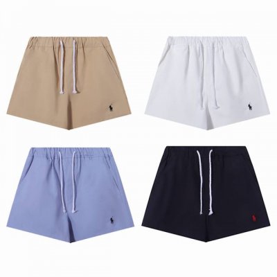 款号2234# Ralph Lauren拉夫劳伦 纯棉阔腿短裤热裤 颜色：白色 藏青色 蓝色 卡其色 尺码：M L Xl Xxl