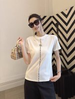 B家B家新款圆领短袖T恤 款号:62140 黑色 白色 杏色 s-M-L-Xl-Xxl
