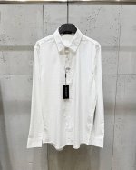 cheny 25春夏新款 Balmain巴尔曼 满印经典Logo字母 高品质长袖衬衫 黑色 白色 香槟色 码数：M-3Xl