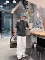 p 170 顶级版本Bearltongs 高定款 【压力山大王...】微版版型 新款男女同款Os洗褪工艺短袖T恤！设计经典品牌字母Logo压花立体工艺。领口进口