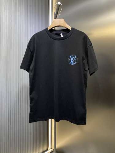 Louis Vuitton 顶级复刻 25Ss菲董设计秀场员工服 官网未上架款 32支精疏棉双纱面料 1*1索拉纳罗纹 胶桨印花 面料酵洗 定制1：1商标宽松版