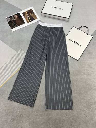 高品质大王 2025春夏新品 经典的松紧腰带裤 搭配灰色系条纹西裤设计 混搭元素结合很酷 又很好穿的轻薄面料 闭眼入就对了 Sml