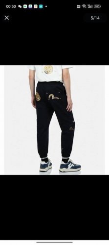 200 Evisu 新款男士织锦贴布多口袋运动卫裤2Eshtm3S Lfct 尺码S M L Xl Xxl S码 腰围80 大腿围63 裤长99 适合身材100