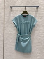 gucc* 2025Ss新款 太空棉裙 舒适百搭 贸易公司订单货！原单渠道货 好搭配 不可多得的一款！数量有限要快 柔软细腻超有型 必备款！Sml S肩宽38