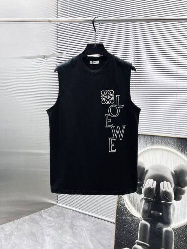 罗意威 Loewe 2025新款 圆领 背心 T恤 高端版本 专柜定制面料 透气舒适度高 细节无可挑剔 品牌元素设计理念 体现高品质 手感细腻柔软 呈现休闲裁剪