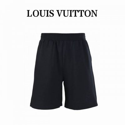 Louis Vuitton Lv 贴钻装饰针织短裤 正品9300购入，定制冰氧潮棉混纺330克，高温烫钻，进口刺绣，面料酵洗，高弹性橡筋，定制辅料，宽松版型 S