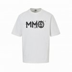 maison Martin Margiela 马吉拉25Ss Mm6胶带印花短袖 重磅精梳260G纯棉双纱面料 底部斑驳数字印花 后背四角圆圈6号胶带工艺 螺纹