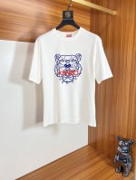 kenzo 2025年春夏新品上新 三标齐全 丝光棉圆领短袖T恤 好货不用过多介绍 看细节 专柜码数：M-Xxxl 175 140建议L