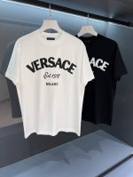 新品 2025Ss Vers*Ce范思*男士印花短袖T恤 顶级贸易公司货，重磅高端尖品，意大利原产 品相完美一流 设计感超强的一款单品，将时装美学发挥到极致，标