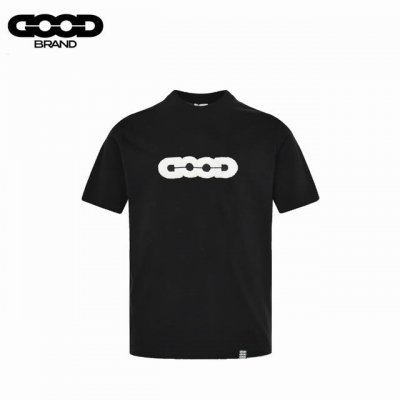 Goodbrand 25Ss 提花毛巾绣短袖T恤 采用订色订染毛圈纯棉衣面，250G双股双纱，手感舒适 进口针织针梳棉进行制作，搭配320G1*1螺纹，同缸无色