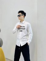 Acne Studios专柜最新款男士必备款衬衫，100%天然棉，舒服透气，原单狠货，原版面料，柔软舒适，上身高端又奢华，足够场面的档次，这款衬衫无不骄傲的让你