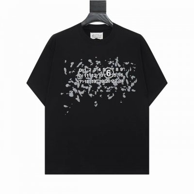 高版本Maisonmargiela 马吉拉 Mm6发泡数字印花短袖，男女同款。 满满的高级感 性价比超高 手感超级柔软、细腻、柔软和不起球且不变形 G纯棉品质，