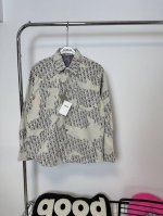 款号：Hmy110# Dior迪奥经典Logo男女同款休闲印花衬衫外套 进口印花机器批布满印工艺 区别市场其他版本经典的迪奥Logo满印搭配 三标辅料一比一还原