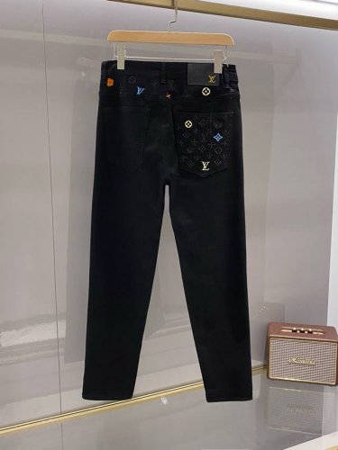 Dc牛仔裤 25Fw春夏出品新款！-Loui*S男士高端轻薄黑色牛仔裤，男款当下最潮流款式，时尚休闲微弹力略宽松牛仔裤，超级百搭裤型修身显瘦，高端品质时尚休闲牛