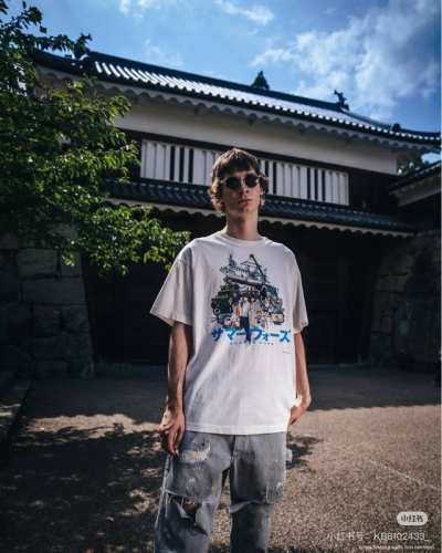 vt9128 Saint Michael X Summer Wars 夏日大作战 极客规则联名款Fw24动漫数码直喷短袖T恤 小领口设计 数码直喷印花 高街复古