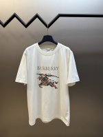 Bbr 格子战马圆领短袖 纯棉质面料材质，采用15S精棉平纹，230G；搭配 32S双纱拉架螺纹，300G。精棉面料通常具有较好的吸湿性、透气性、耐磨性，同时也