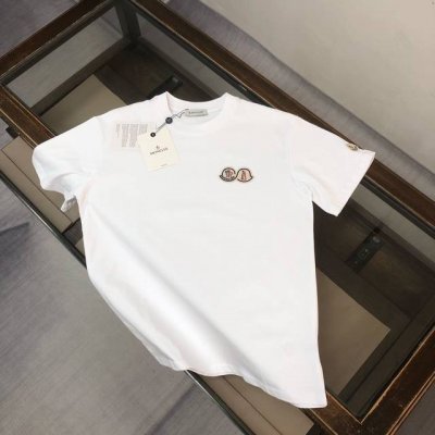 amon*Cler 蒙口 2025春夏最新款短袖T恤，男女同款定制专属纯棉面料，定制原版工艺螺纹，胸前定制双标Logo点缀！简约大方，从容百搭，档次极高，完美融