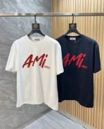 Ami 2025年春夏新品上新 三标齐全 圆领短袖T恤 好货不用过多介绍 看细节 专柜码数 M-Xxxl 175 140建议L