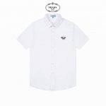 prada 普拉达 精美Logo设计高品质短袖衬衫 对版定染面料 上身高级感十足 纯棉竹纤维面料 质量高 男女同款 码数:39-43 M-3Xl