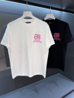新品 重磅印花 Bal 男士圆领印花短袖T恤 2025Ss春夏新品Os宽松版型 效果更为简约利落,为时尚造型增添一抹独特风采...单穿内搭完美展现 刺绣标徽设计