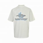 balenciaga 巴黎世家 25Ss 重叠字母Logo印花短袖 Size:Xs-L 印花: 采用进口浆料印刷，成衣普洗，领口不变形，成衣不褪色缩水。 面料: