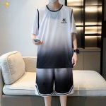 上新 凯乐石 Kailas25夏男女生篮球服冰丝速干透气印花拼接假两件篮球服情侣款训练跑步运动套装 最新设计款式 胸前经典印花Logo简单有不失细节 印花Log